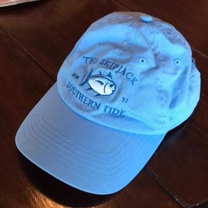 Prepped Southern Tide blue baseball cap hat